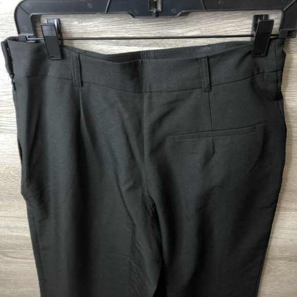 Asos Petite Size 6 Black Flat Front Dress Pants - Picture 5 of 6